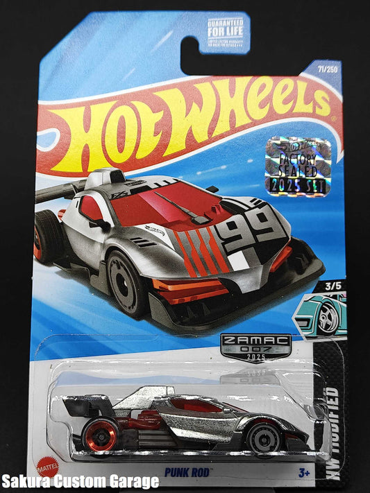 Hot Wheels: Punk Rod (2025) ZAMAC #007  (Walmart Exclusive) - Factory Sealed Sticker