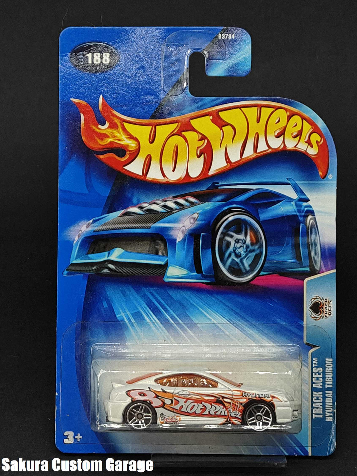 Hot Wheels - Hyundai Coupe Tiburon (2004)  Track Aces #188