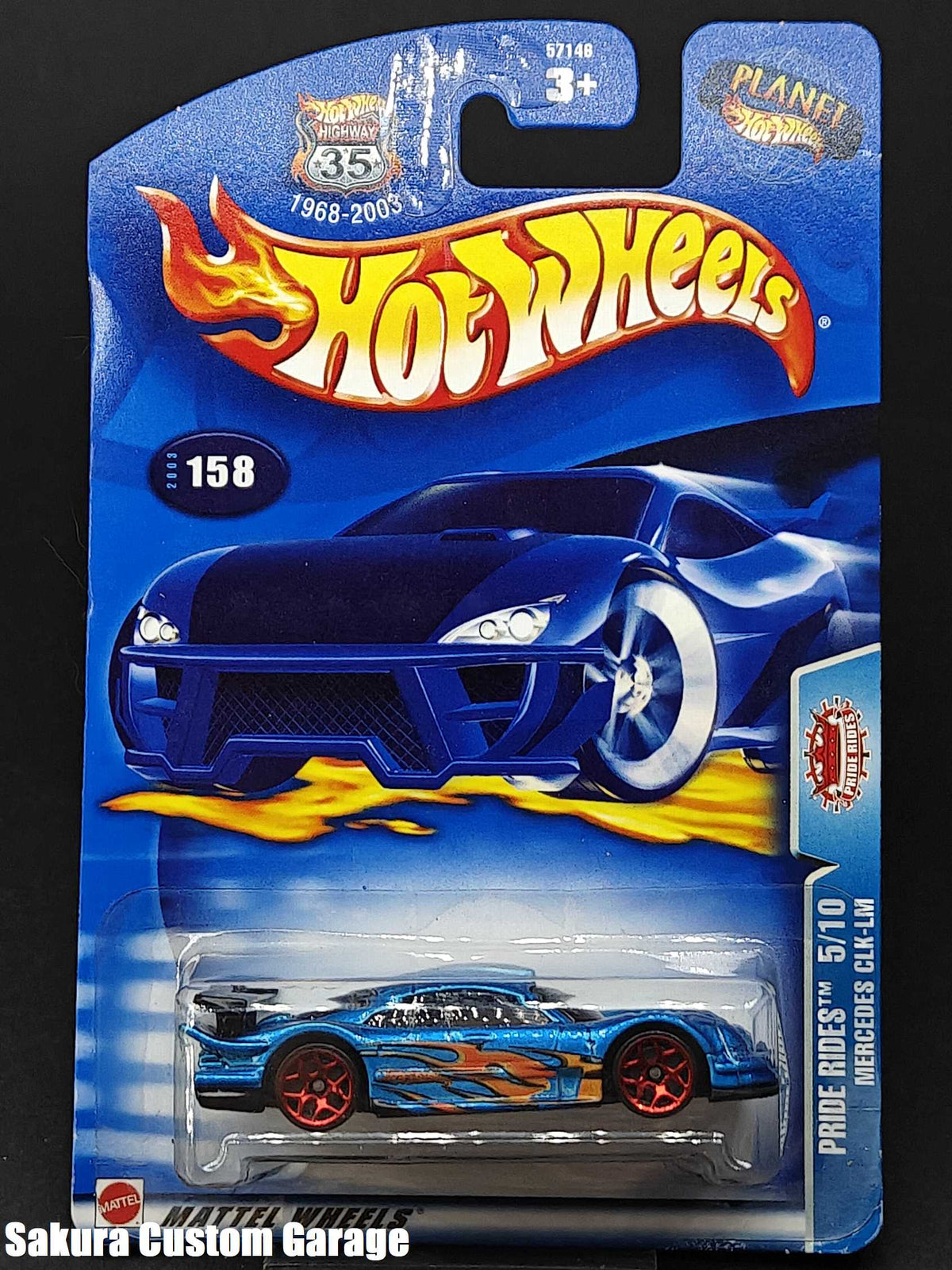 Hot Wheels - Mercedes CLK-LM  (2003) 5/10  Pride Rides #158