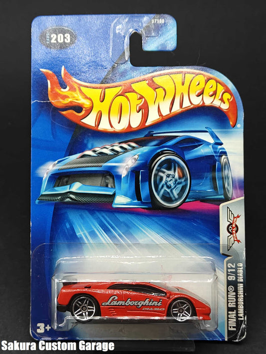 Hot Wheels - Lamborghini Diablo (2003) 9/12 Final Run Exclusive Model