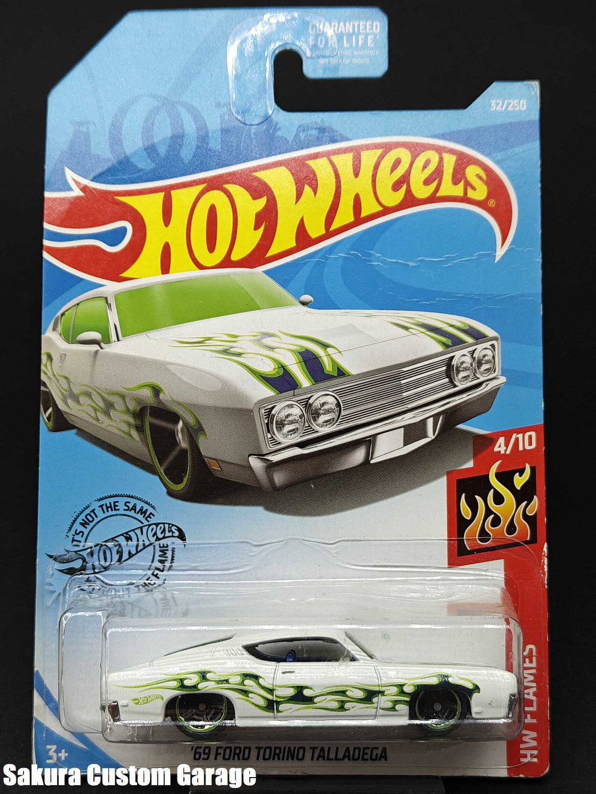 Hot Wheels - '69 Ford Torino Talladega (2019) 4/10 HW Flames 32/250