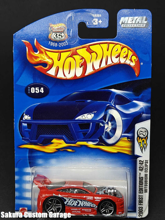 Hot Wheels - Tooned Mitsubishi Eclipse (2003) 42/42 2003 First Editions #054