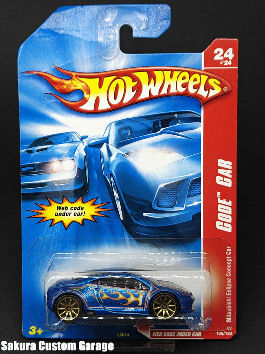 Hot Wheels - Mitsubishi Eclipse Concept Car (2007) 24/24 Code Car 108/180