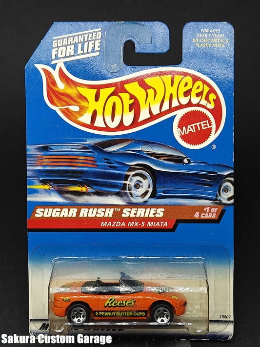 Hot Wheels - Mazda MX-5 Miata (1999) 1/4 Sugar Rush #741