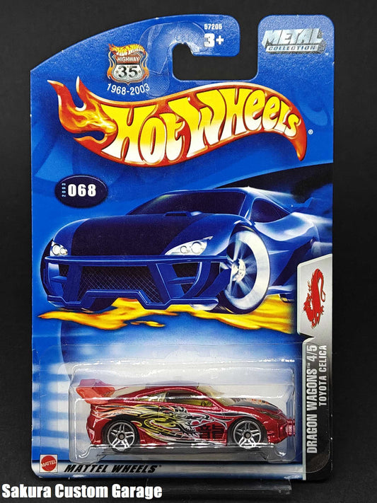 Hot Wheels - Toyota Celica (2003) 4/5 Dragon Wagons  #068