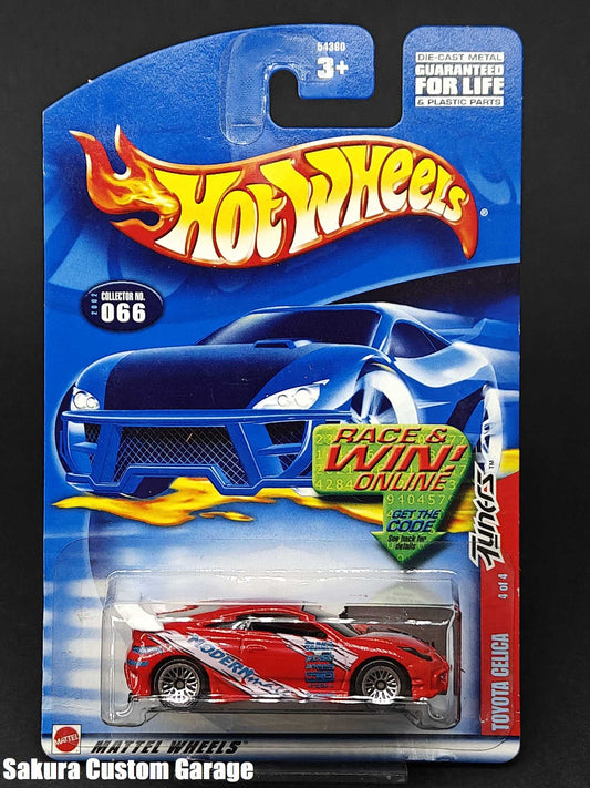 Hot Wheels - Toyota Celica (2002) 4/4 Tuners #066 (Error  - ish pink print variation)