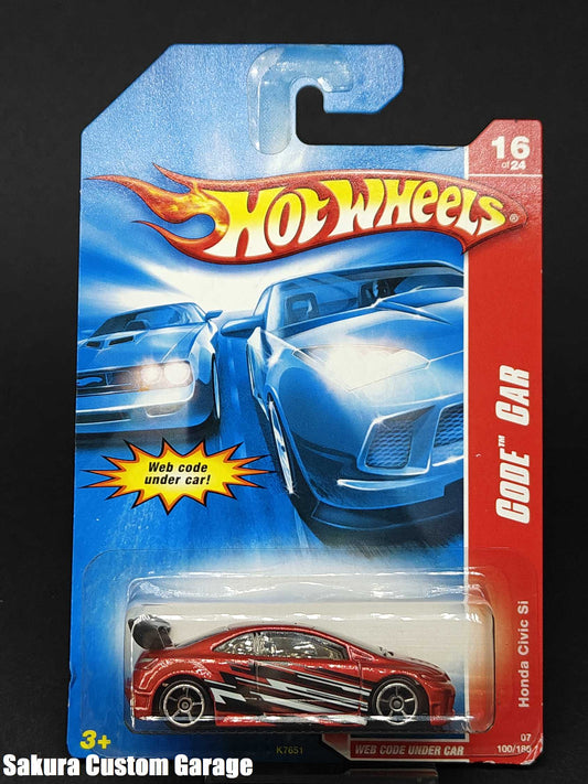 Hot Wheels - Honda Civic Si (2007)  16/24 Code Car 100/180