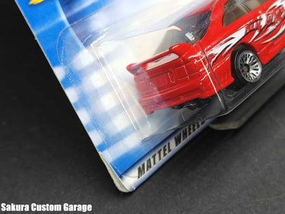 Hot Wheels - Honda Civic Si (2001) - 15/36 2001 First Editions #027 (3) (LW Wheels Variant) - cracked blister!!