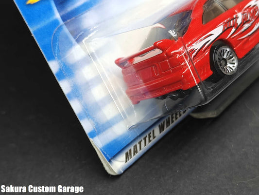 Hot Wheels - Honda Civic Si (2001) - 15/36 2001 First Editions #027 (3) (LW Wheels Variant) - cracked blister!!