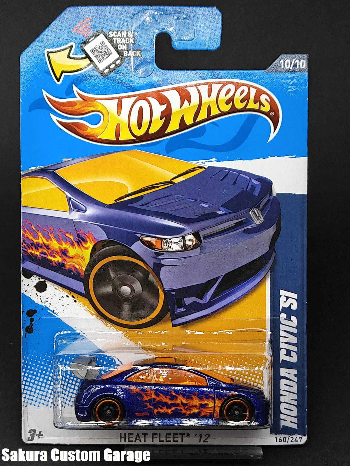 Hot Wheels - Honda Civic Si (2012) 10/10 Heat Fleet 160/247