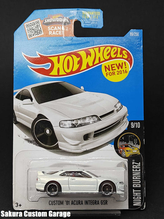 Hot Wheels - Custom '01 Acura Integra GSR (2016 First Editions) 9/10 Nightburnerz 89/250