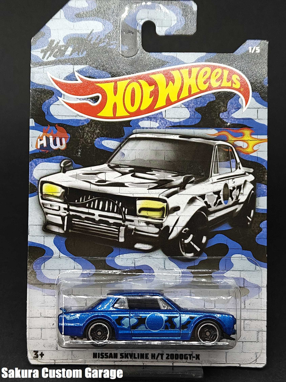 Hot Wheels - Nissan Skyline H/T 2000GT-X (2020) 1/5 Urban Camouflage