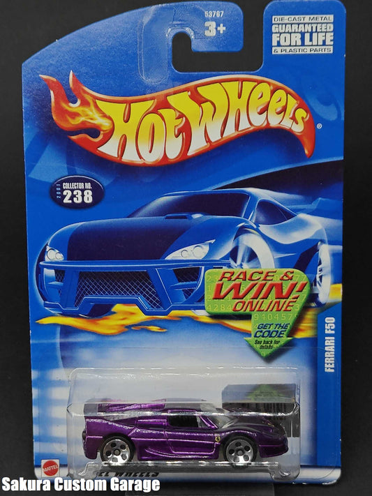Hot Wheels - Ferrari F50 Challenge (2001) Collector no. 238 (Exclusive Code Car)