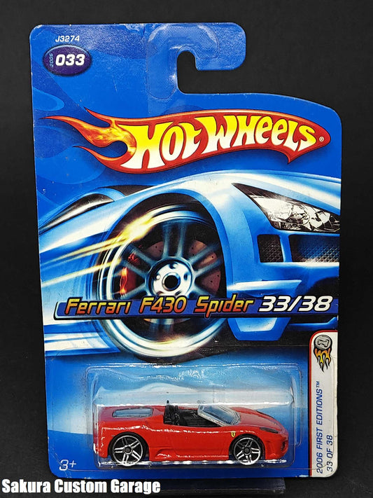 Hot Wheels - Ferrari F430 Spider  (2006) -  2006 First Editions 33/38