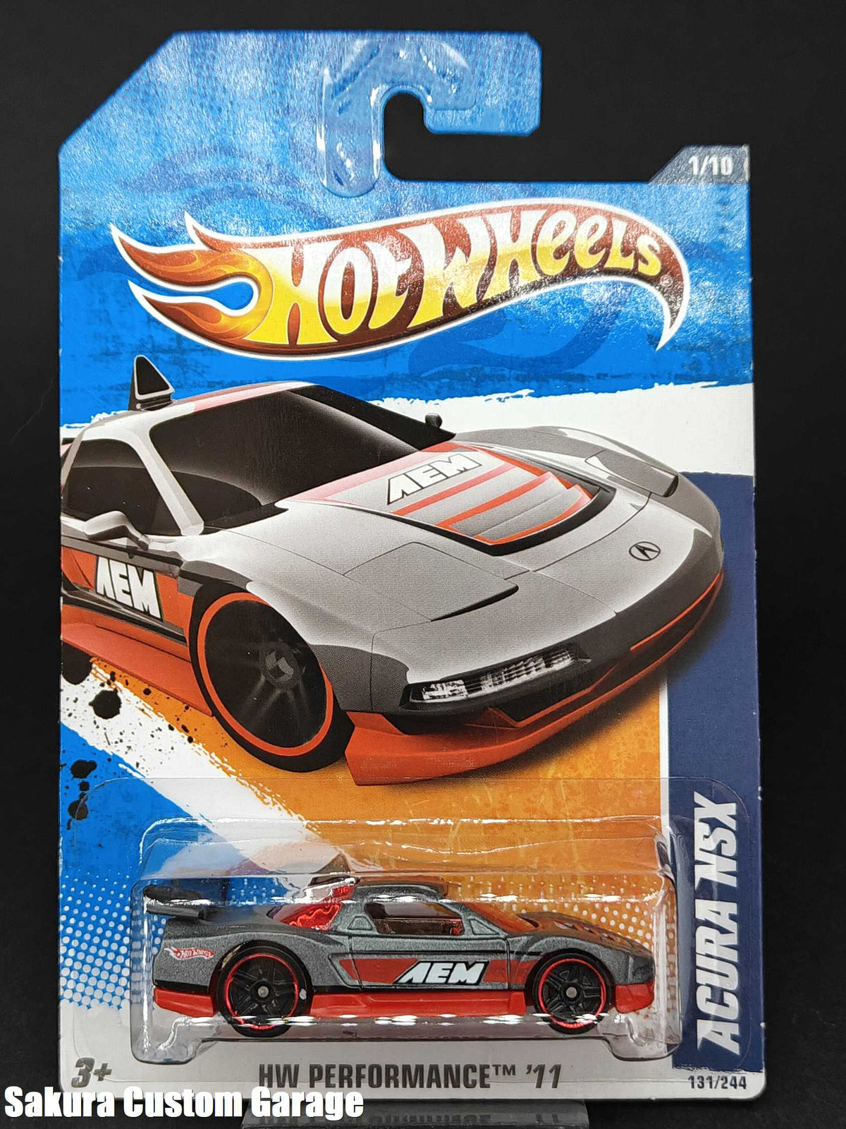 Hot Wheels - Acura NSX AEM (2011) 1/10 HW Performance 131/244