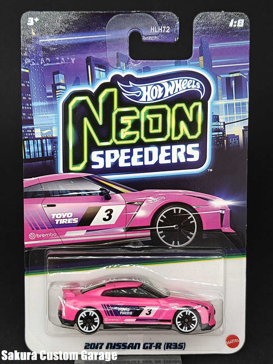 Hot Wheels - 2017 Nissan Skyline GT-R R35 (2026) Neon Speeders 1/8