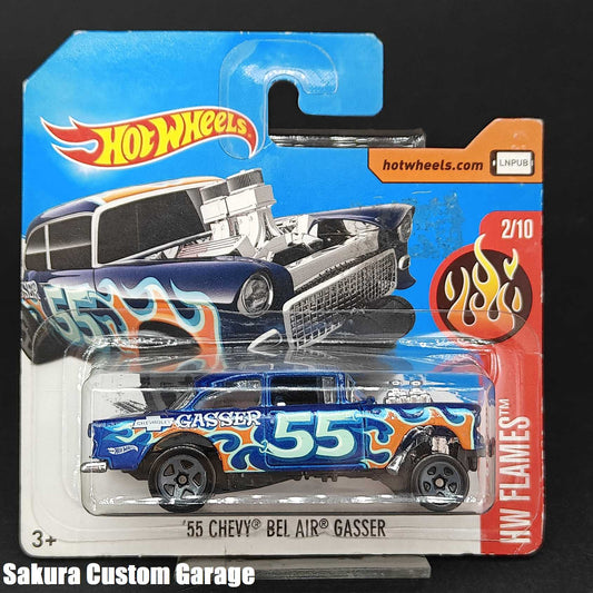 Hot Wheels - '55 Chevy Bel Air Gasser (2017) 2/10 HW Flames 109/365