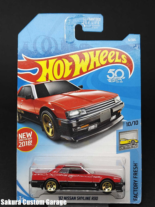 Hot Wheels -  '82 Nissan Skyline R30 (2018 New Models) 10/10 Factory Fresh 006/365