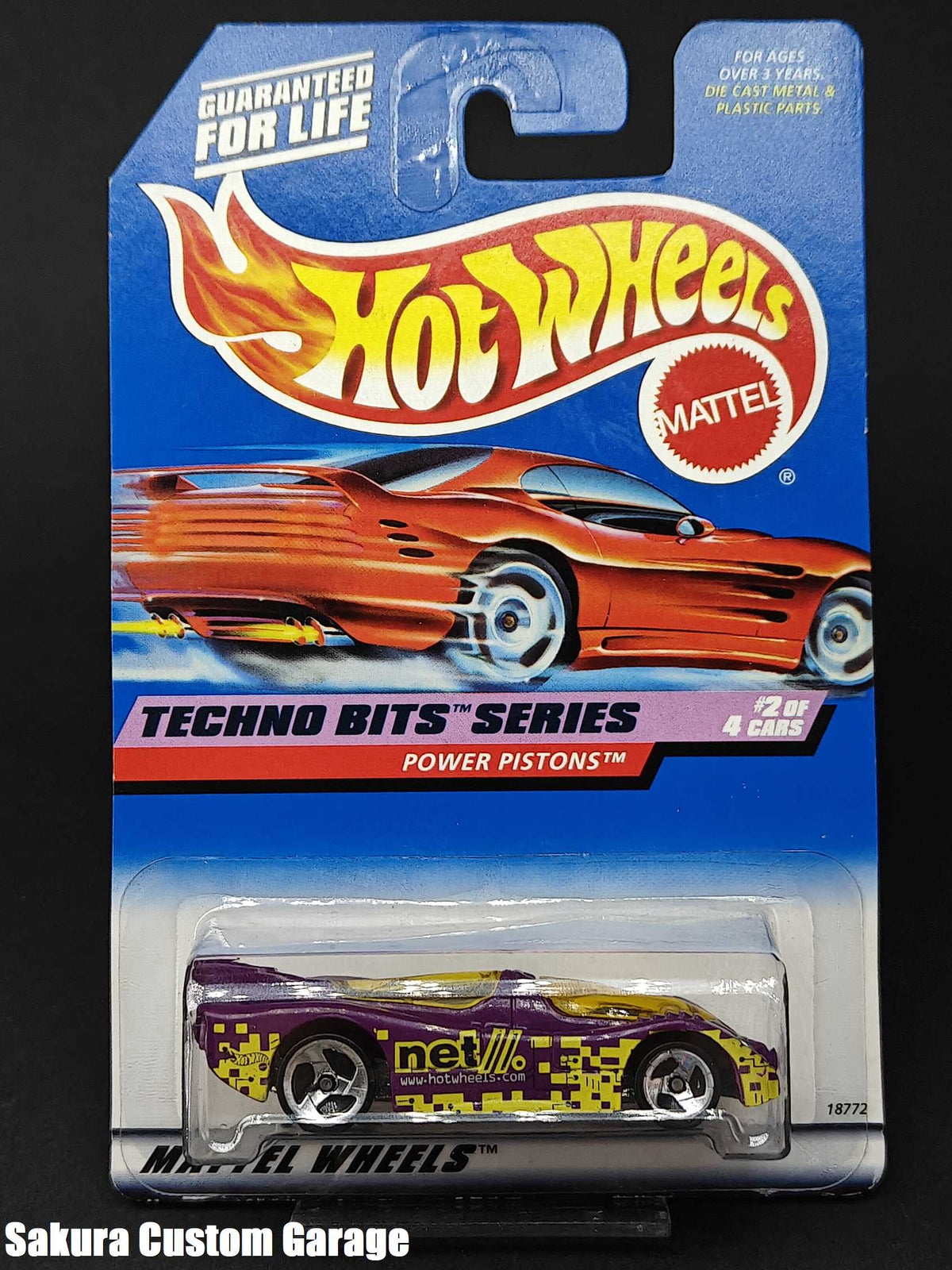 Hot Wheels - Power Pistons (1998) 2/4 Techno Bits Series #690