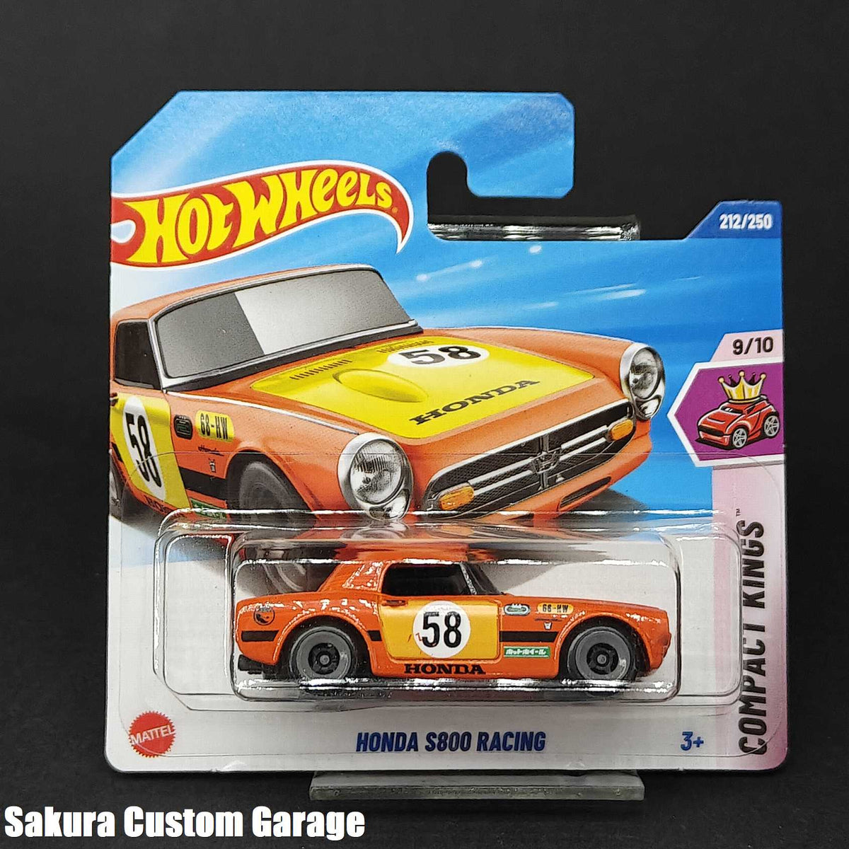 Hot Wheels - Honda S800 Racing (Treasure Hunt 2025) 9/10 Compact Kings 212/250