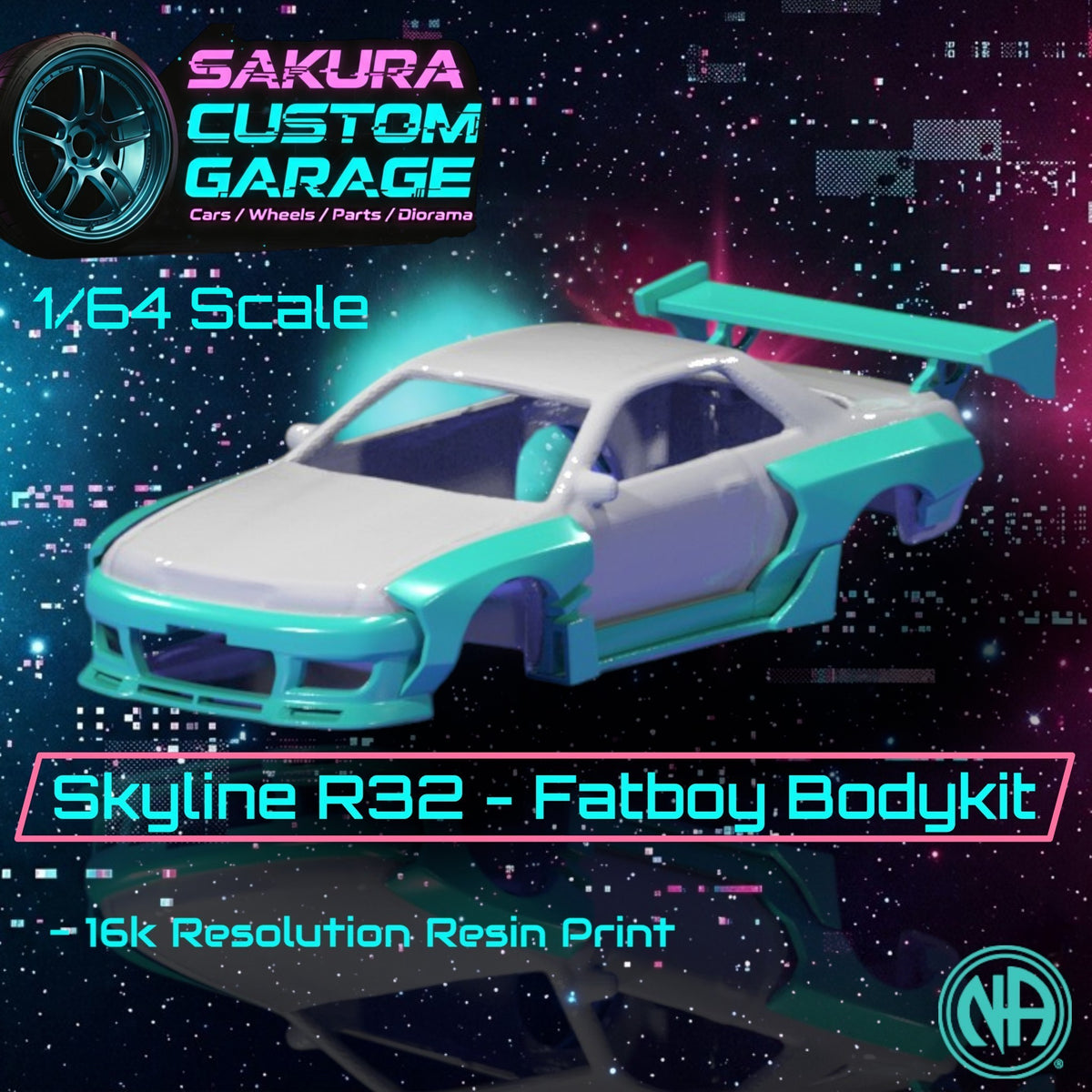 1/64 Bodykit: Nissan Skyline  GT-R R32 (BNR32) Fatboy Bodykit - Nissan_004