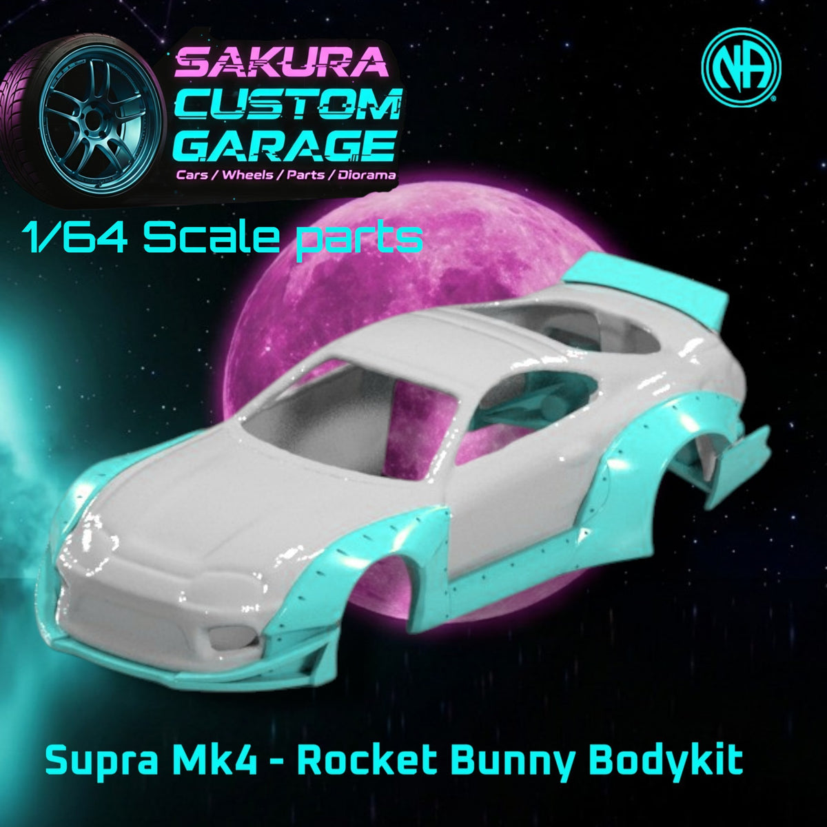1/64 Bodykit: Toyota Supra Mk4 - Rocket Bunny Bodykit  - Toyota_003
